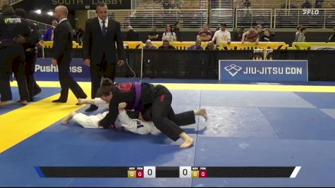 Aline Cristina Moraes vs Rebecca Lyn Stratton 2025 Pan Jiu Jitsu IBJJF Championship