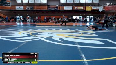 120 lbs Semifinal - Marcus Aleman, Fruitland vs Bryce Jensen, North Fremont