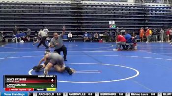 138 lbs Champ. Round 3 - Gavin Solarik, ELMWOOD vs Jayce Frymire, FREMONT ROSS