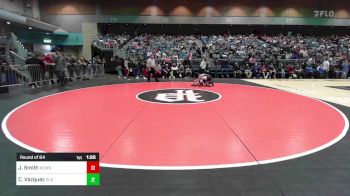 132 lbs Round Of 64 - Jacob Smith, Newberg vs Carlos Vazquez, De La Salle
