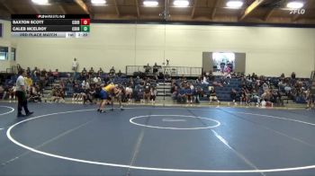 133 lbs 3rd Place Match - Saxton Scott, Cal State Bakersfield vs Caleb McElroy, Cal State Bakersfield