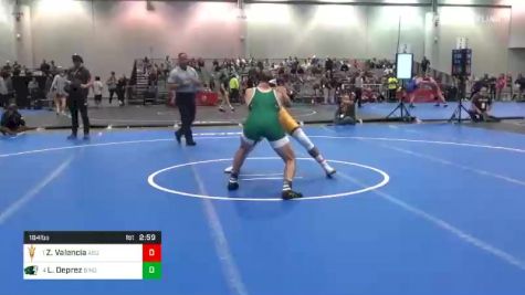 184 lbs Semifinal - Zahid Valencia, Arizona State vs Lou Deprez, Binghamton