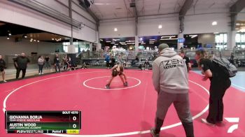 119 lbs Quarterfinal - Austin Wood, Apex Grappling Academy vs Giovanna Borja, Team Xtreme Wrestling