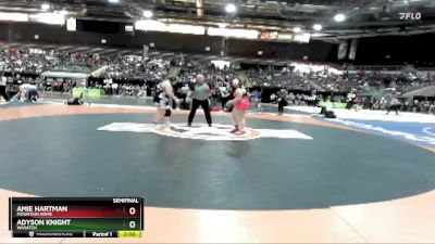 235 lbs Semifinal - Amie Hartman, Mountain Home vs Adyson Knight, Wasatch