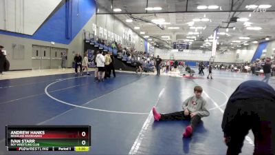 88 lbs Champ. Round 1 - Andrew Hanks, Ridgeline Riverhawks vs Ivan Starr, Roy Wrestling Club