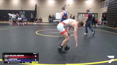 182 lbs Quarterfinal - Jace Nelson-Brown, Iowa vs Cal Hartman, Sebolt Wrestling Academy