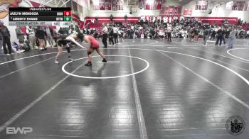 155 lbs Consolation 1st - Liberty Evans, Mt. View vs Jazlyn Mendoza, Gunn