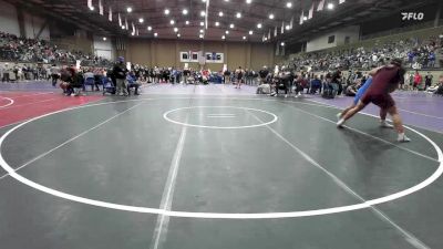 285 lbs Champ. Round 3 - Roberto Macias-sidzyik, Creighton Prep vs Brady Hagan, Dowling Catholic