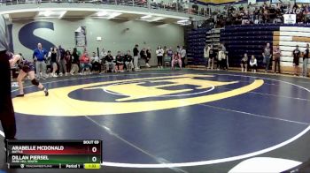 120 lbs. Champ. Round 1 - Dillan Piersel, Park HIll South vs Arabelle Mcdonald, Battle