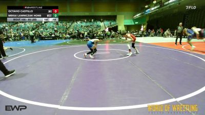 95 lbs Consi Of 8 #1 - Octavio Castillo, Juggernaut Wrestling Club vs Mekai Lawniczak Hons, Westshore Wrestling Club