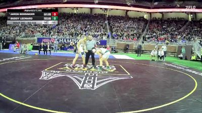 D2-144 lbs 1st Place Match - Jaron Bensinger, Gaylord HS vs Buddy Leonard, Freeland HS