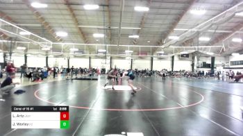 165 lbs Consi Of 16 #1 - Luke Artz, United States Naval Academy vs Jared Worley, Ferrum