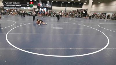 108 lbs Cons. Sub-semis - Diverson Edmond, Wisconsin vs Vincent Englese, ISI Wrestling Club