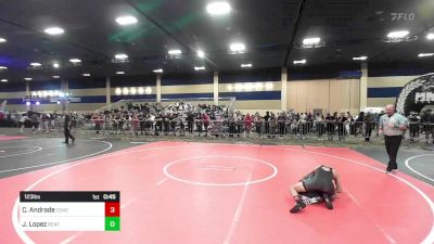 123 lbs Consi Of 8 #1 - Cash Andrade, Coachella Valley WC vs Jacob Lopez, Beat The Streets LA