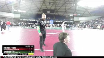 132 lbs Quarterfinal - Liam Walter, Mat Rats Rebooted Wrestling vs Ashton Myers, Mat Demon Wrestling Club