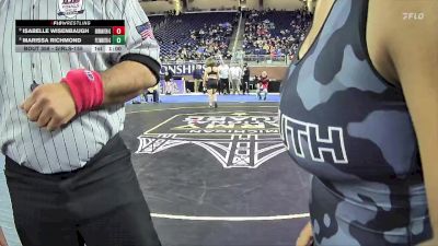 Girls-155 lbs Cons. Semi - Marissa Richmond, Plymouth Hs Girls vs Isabelle Wisenbaugh, Grand Haven Hs Girls