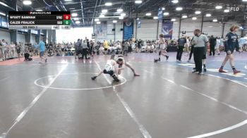 75 lbs Rr Rnd 2 - Wyatt Samhan, FORGE M/S vs Caleb Fralick, Ragin Raisins Catawba MS