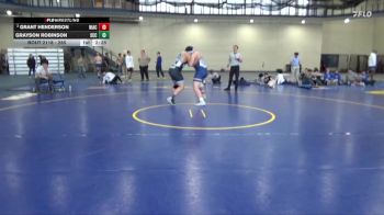 285 lbs 3rd Place Match - Grayson Robinson, Southeast Community College vs Grant Henderson, North Iowa Area Community College