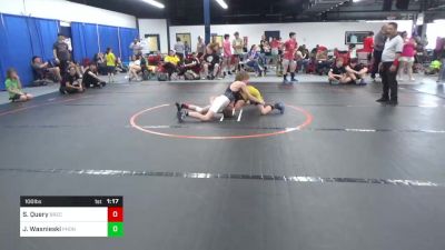 100 lbs Rr Rnd 3 - Sullivan Query, Brecksville vs Joshua Wasnieski, Phoenix