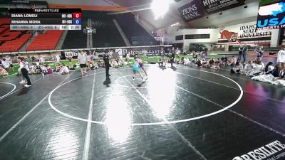 115 lbs Diana Lomeli, Oklahoma 1 HS Girls vs Rihanna Mora, Idaho 1 HS Girls