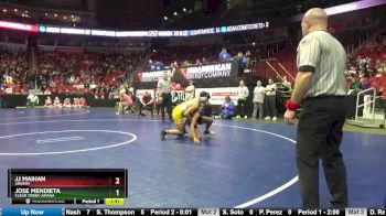 3A-120 lbs Champ. Round 1 - Jose Mendieta, Clear Creek-Amana vs JJ Maihan, Ankeny