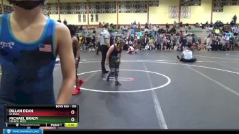 110 lbs Round 3 - Dillan Dean, Lil Bucs vs Michael Brady, Council Rock