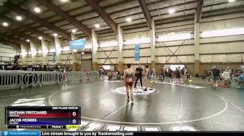120 lbs 2nd Place Match - Nathan Pritchard, Nevada vs Jacob Morris, Alaska