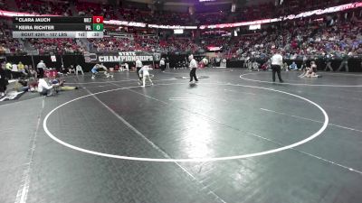 107 lbs 5th Place Match - Keira Richter, Princeton/Green Lake vs Clara Jauch, Milton