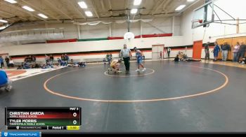 145 lbs Round 3 - Christian Garcia, Lovell Middle School vs Tyler Morris, Thermopolis Middle School