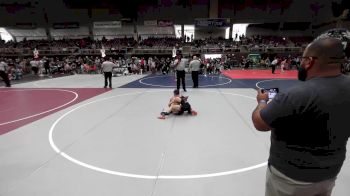 88 lbs Quarterfinal - Miguel Sandoval, Wesley vs Hayden Bohannon, Windy City Wrestlers