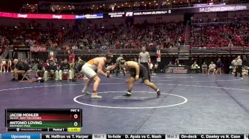 3A-220 lbs Champ. Round 1 - Jacob Mohler, Valley, West Des Moines vs Antonio Loving, Southeast Polk