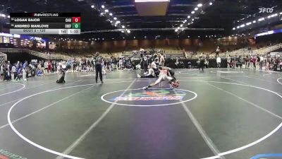 120 lbs Champ. Round 1 - Andreo Manlove, South Effingham vs Logan Bajor, Cardinal Gibbons