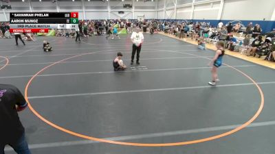 80 lbs 3rd Place Match - Savannah Phelan, Lake Gibson Braves vs Aaron Munoz, Eagle Empire