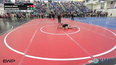 67 lbs Semifinal - Nicholas Mihos, Coweta Tiger Wrestling vs Gunnar Humbyrd, Jay Wrestling Club