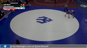 149 lbs Champ. Round 1 - Luke Wells, Roanoke College vs Finn Bloomquist, Wisconsin Eu Claire
