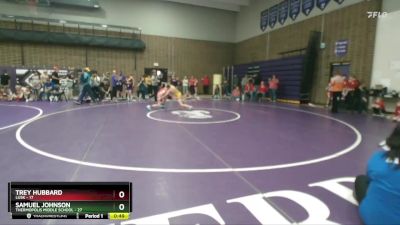 115 lbs Round 4 (6 Team) - Samuel Johnson, Thermopolis Middle School vs Trey Hubbard, Lusk