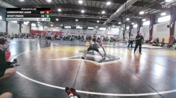155 lbs Round 2 (12 Team) - Wyatt Pierce, Curby Training Center vs Christopher Lazar, Cow Valley