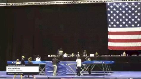 Micah Miner - Individual Trampoline, Kris Power Tumbling - 2021 USA Gymnastics Championships