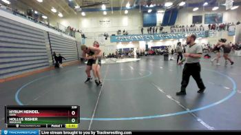 220 lbs Cons. Round 3 - Hyrum Heindel, Kuna vs Hollus Risher, Ridgeline