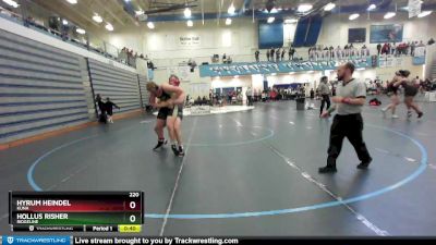 220 lbs Cons. Round 3 - Hyrum Heindel, Kuna vs Hollus Risher, Ridgeline