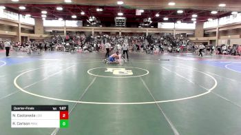 144 lbs Quarterfinal - Nicholas Castaneda, Lodi vs Ryan Carlson, Pascack Valley