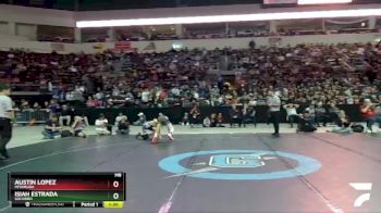 4A 114 lbs 1st Place Match - Isiah Estrada, Socorro vs Austin Lopez, Miyamura