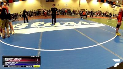 190 lbs Semifinal - Zachary Lefwich, Osprey Wrestling Club vs Sean Whelan, Legacy Dragons