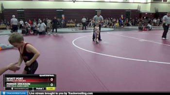 B-5 lbs Quarterfinal - Wyatt Port, Central City MatCats vs Parker Erickson, Iowa Falls-Alden Cadets