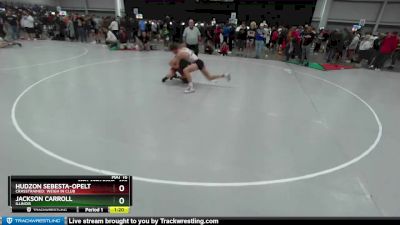 150 lbs Champ. Round 2 - Jackson Carroll, Illinois vs Hudzon Sebesta-Opelt, CrassTrained: Weigh In Club