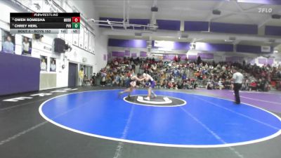 Boys 152 lbs Cons. Round 3 - Chrey Herl, Pleasant Valley Boys vs Owen Romesha, Modoc Boys