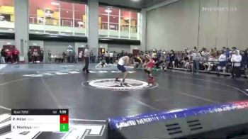 144 lbs Quarterfinal - Patrick Miller, Hurricane vs Xavier Montoya, Timpanogos