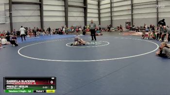 66 lbs Quarters - Presley Heglin, Braided Brutes vs Gabriella Blackson, Missouri Battle Gear Purple