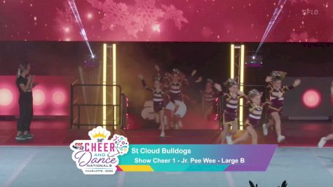 St Cloud Bulldogs [2025 Show Cheer 1 - Jr. Pee Wee - Large B] 2025 Pop Warner National Cheer & Dance Championship