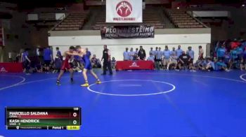 138 lbs Placement Matches (16 Team) - Marcello Saldana, CMWA vs Kash Hendrick, SAWA